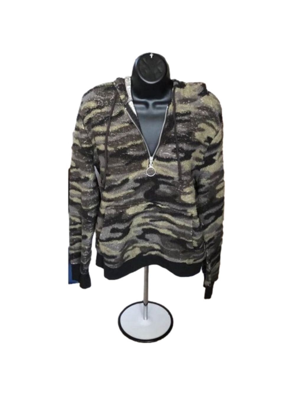 Derek heart pull over half zip hoodie size large - Picture 2 of 2